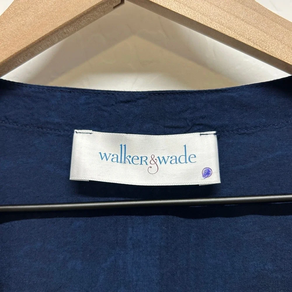 Walker & Wade Goddess Kaftan / Starry Night Navy Beaded Cover up Size XL - Picture 7 of 9